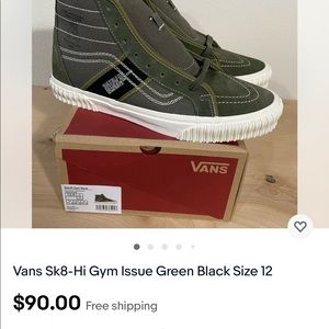 Vans SK8-Hi (Gym Issue) NEW